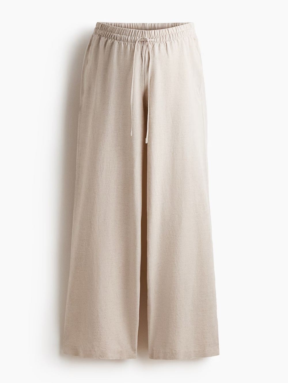 H&M MAMA Sz Small Before & After Linen-Blend Pants